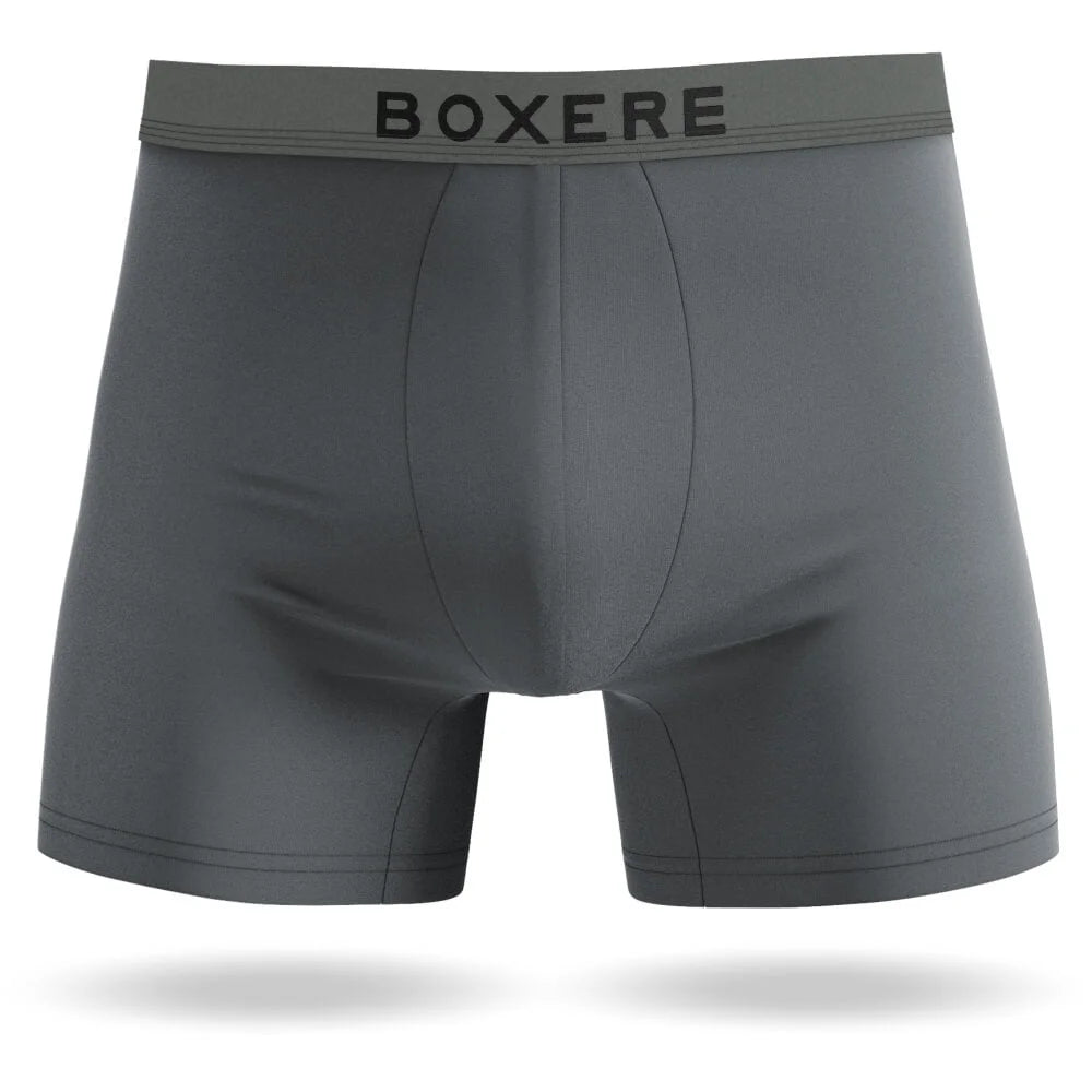 Breathable Seamless Men's Boxer Modal Underwear Free Longer Letter Printing  Cotton Underpants 3D Pouch Shorts Male